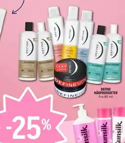 Coop Prix DEFINE HÅRPRODUKTER tilbud