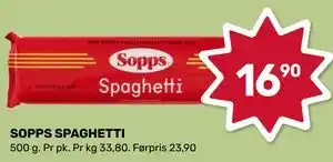 Matkroken SOPPS SPAGHETTI tilbud