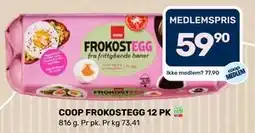 Matkroken COOP FROKOSTEGG 12 PK tilbud