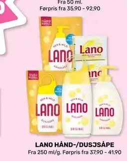 Matkroken LANO HÅND-/DUSJSÅPE tilbud