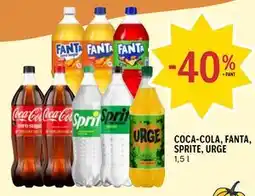 Coop Prix COCA-COLA, FANTA, SPRITE, URGE tilbud