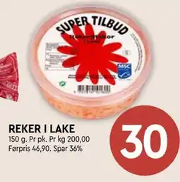 Coop Mega REKER I LAKE tilbud