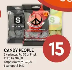 Coop Mega CANDY PEOPLE tilbud
