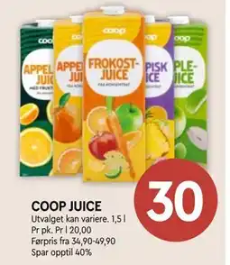 Coop Mega COOP JUICE tilbud