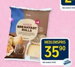 Coop Prix Coop Mixed Breakfast Rolls tilbud