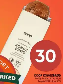 Coop Mega COOP KONGEBRØD tilbud
