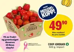 Coop Prix COOP JORDBÆR, Medlemspris tilbud