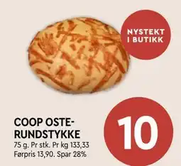 Coop Mega COOP OSTERUNDSTYKKE tilbud
