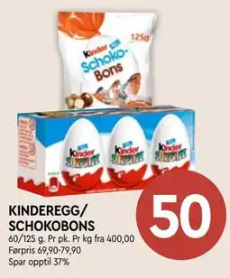 Coop Mega KINDEREGG/ SCHOKOBONS tilbud