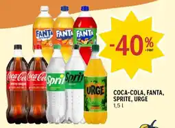 Coop Prix Coca-Cola, Fanta, Sprite, Urge tilbud