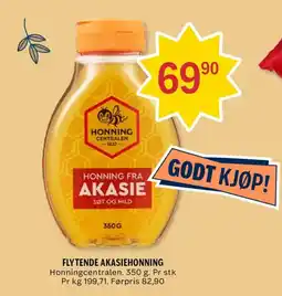 Coop Prix Honningcentralen flytende akasiehonning tilbud