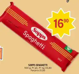 Coop Prix Sopps Spaghetti tilbud