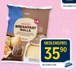 Coop Prix Coop mixed breakfast rolls tilbud
