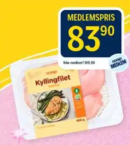 Coop Prix Coop Kyllingfilet tilbud