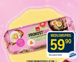 Coop Prix Coop frokostegg tilbud