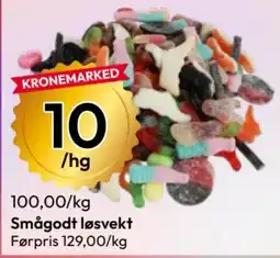 Gigaboks Smågodt løsvekt tilbud