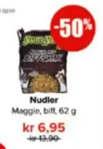 Spar Nudler Maggie, biff tilbud