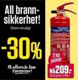 Europris All brannsikkerhet tilbud