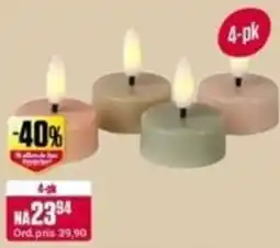 Europris Elektrisk stearinlys tilbud