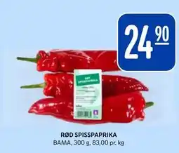 Rema 1000 RØD SPISSPAPRIKA tilbud