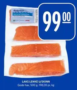 Rema 1000 LAKS LENKE U/SKINN tilbud