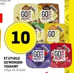 Bunnpris ET UTVALG GO'MORGEN-YOGHURT tilbud