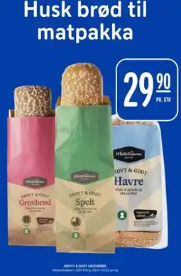 Rema 1000 GROVT & GODT GROVBRØD tilbud