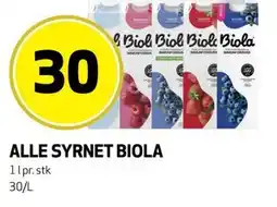 Bunnpris ALLE SYRNET BIOLA tilbud