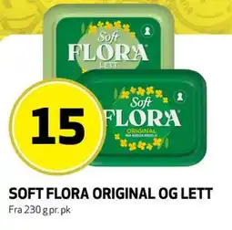 Bunnpris SOFT FLORA ORIGINAL OG LETT tilbud