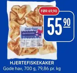 Rema 1000 HJERTEFISKEKAKER tilbud