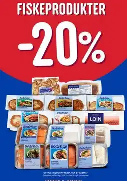 Rema 1000 FISKEPRODUKTER tilbud