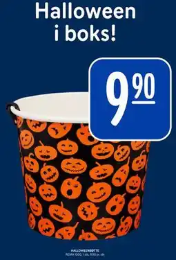 Rema 1000 HALLOWEENBØTTE tilbud