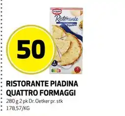 Bunnpris RISTORANTE PIADINA QUATTRO FORMAGGI tilbud