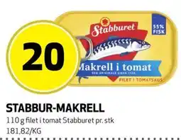 Bunnpris STABBUR-MAKRELL tilbud