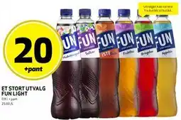 Bunnpris ET STORT UTVALG FUN LIGHT tilbud