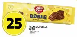 Bunnpris MELKESJOKOLADE BOBLE tilbud