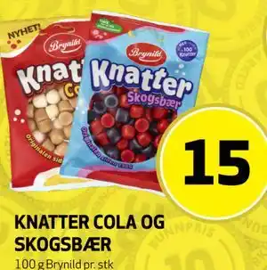 Bunnpris KNATTER COLA OG SKOGSBÆR tilbud