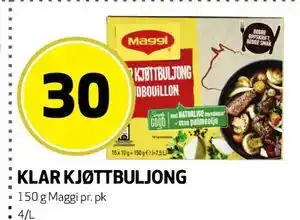 Bunnpris KLAR KJØTTBULJONG tilbud