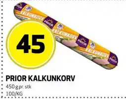 Bunnpris PRIOR KALKUNKORV tilbud