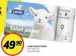 Bunnpris LAMBI TOALETTPAPIR tilbud
