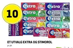 Bunnpris ET UTVALG EXTRA OG STIMOROL tilbud