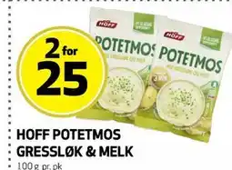Bunnpris HOFF POTETMOS GRESSLØK & MELK tilbud