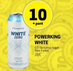 Bunnpris POWERKING WHITE tilbud
