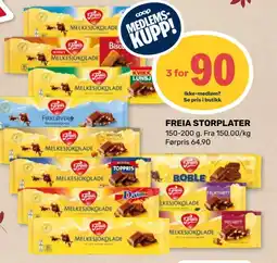 Coop Marked Freia storplater tilbud