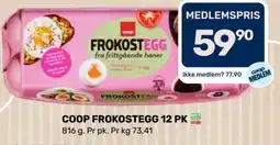 Coop Marked Coop frokostegg 12 pk tilbud