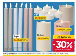 Rusta Led-lys sanda tilbud