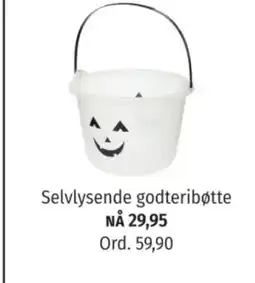 Nille Selvlysende godteribøtte tilbud