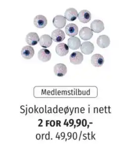 Nille Sjokoladeøyne i nett tilbud