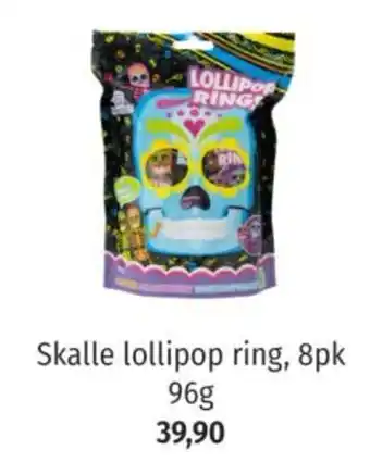Skalle lollipop ring