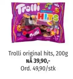 Nille Trolli original hits tilbud